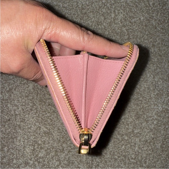 Auth Miu Miu Pink Leather Wallet with miu miu box CLEAN!! AND COA - Picture 5 of 10